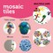 Incraftables Mosaic Tiles for Crafts (530 Pieces). Assorted Mosaic Kits for Adults &#x26; Kids. Best Supplies Stained Mosaic Glass Pieces (Square, Triangle, Rhombus &#x26; Rectangle) with Mosaic Adhesive Glue